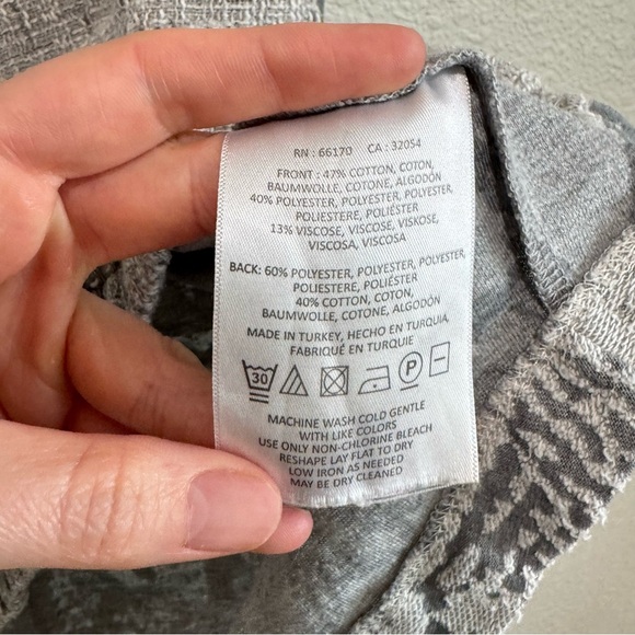 Anthropologie Akemi+ Kin Womens Large Textured Snakeprint Tank Top Boho Casual - Picture 5 of 9